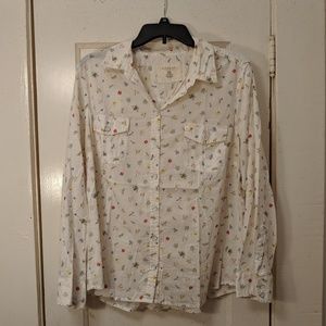 Sonoma insect pattern shirt